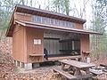 This and other cabins on the Appalachian Trail