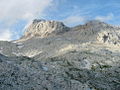 Las abruptas paredes rocosas del Triglav.