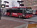 Bus at the bus station at Almelo Central station