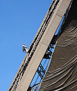 Tareas actuales de pintado de la torre