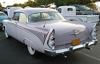 Rear view showing the special two-tone finish and La Femme color combination.