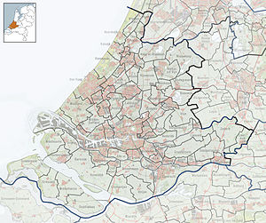 Ауд-Аде. Карта розташування: Південна Голландія