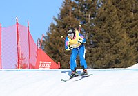Marta Rihtaršič beim Team-Ski-Snowboard-Cross-Wettbewerb