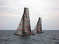 Boats of Alinghi.