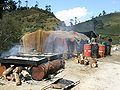 Road construction in Bhutan