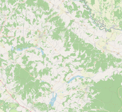 Прекобрдо на карти Бјеловарско-билогорске жупаније