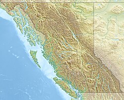 The epicenters were south and a bit west of the center of British Columbia.