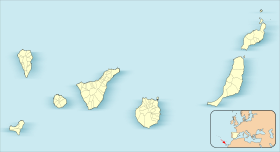 Teide na zemljovidu Kanarskih otoka
