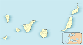 La Liga 2015–16 trên bản đồ Quần đảo Canary