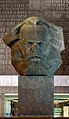 Karl-Marx-memorial from Lew Jefimowitsch Kerbel in Chemnitz, Germany; called "Nischel"