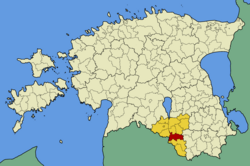 Tõlliste Parish within Valga County.