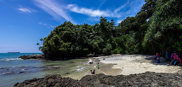 Karang Bolong Beach, south side