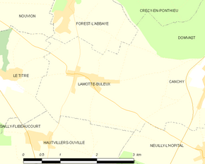 Poziția localității Lamotte-Buleux