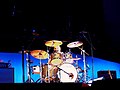 Matt Cameron of Pearl Jam, performing a drum solo during "Even Flow".