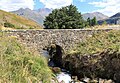 Pont de Pountou sur le Gave d'Aspé.