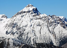 Vue de la face sud-est du Serles