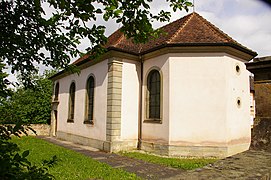 La synagogue.