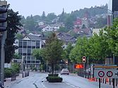 Zicht ip 't center in Vaduz