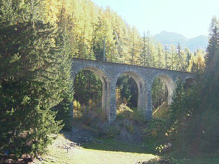 Val Tisch viaduct Val Tisch Viadukt