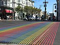 Rainbow Crossing, Castro Street, San Francisco, Cal; 2014