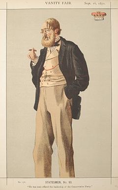 Карикатура на герцога Ратленда, опубликованная в журнале "Vanity Fair" в 1871 году