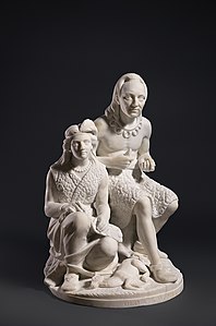 Edmonia Lewisen Gezi-fabrikatzaile zaharra lana, 1866-1872 ingurukoa