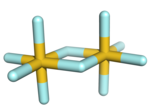 Strukturformel von Gold(V)-fluorid