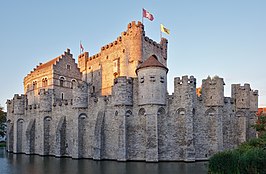 Gezicht op het Gravensteen