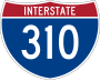 Interstate 310 marker