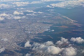 Aerial view of Kennedy Airport