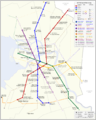 Karte des Metrontzes von Sankt Petersburg, Russland, PNG-File, auch als SVG verfügbar