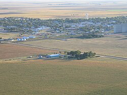 Aerial view of Leoti (2005)