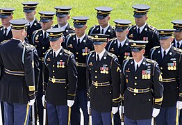 Memorial Day 2010 at Arlington National Cemetery wreath laying ceremony lead by Vice President Joseph Biden at the Tomb of the Unknowns and remarks at the Arlington National Cemetery Amphitheater on May 31, 2010 - 21.jpg