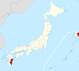 Prefettura di Miyazaki – Localizzazione