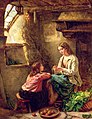 Peeling Apples by Edward John Cobbett