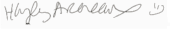 signature de Hayley Arceneaux