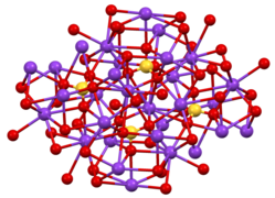 Struktur β-K2CrO4.