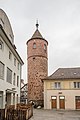 Sogenannter Feuerturm, ehemaliger Eckturm der ehemaligen Stadtbefestigung, seit 1850 Feuerwachturm