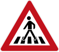 Zeichen 134-10 Fußgängerüberweg (Aufstellung rechts)