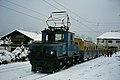 Zug mit Lokomotive 4 (Winterbetrieb)