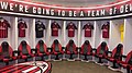 Ruang ganti pemain Milan di San Siro