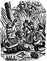 Image 33Bartholomew Roberts' crew carousing at the Calabar River; illustration from The Pirates Own Book (1837). Roberts is estimated to have captured over 470 vessels. (from Piracy)