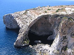 Blaue Grotte im südlichen Malta