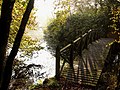 Bridge to island, Craichlaw Loch.