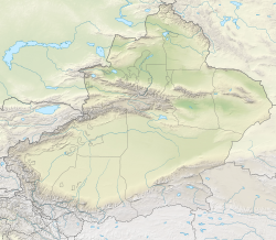 Miran (Xinjiang) is located in Xinjiang