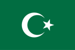 Inoffizielle Flagge der bosnischen Muslime, häufig an Moscheen zu sehen, wird von der Bevölkerung seltener gehisst