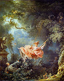 Jean-Honoré Fragonard: O balanço, 1766.