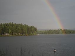 Vy över Gimsjön.