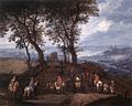 Image 36Jan Brueghel (I) - Travellers on the Way, second half of 16th Century (from History of road transport)