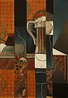 Juan Gris, Karty do gry i kufel piwa, 1913